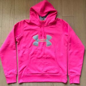 Under Armour bright pink fleece Hoodie NWT - Size S